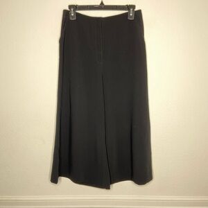 Elizabeth and James Black Wide Leg Cropped Pants Size 4
